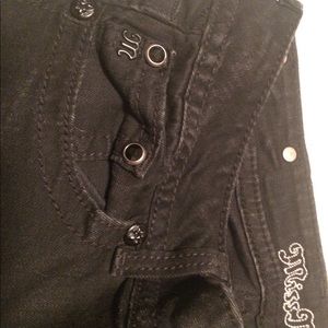 Black miss me jeans